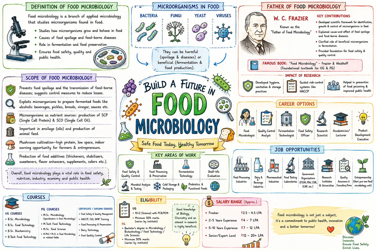 Food microbiology courses and jobs