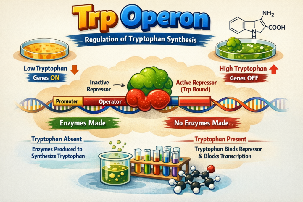 trp operon - No.1 simple and best information with diagram