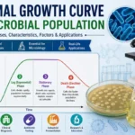 Normal growth curve of microbial population