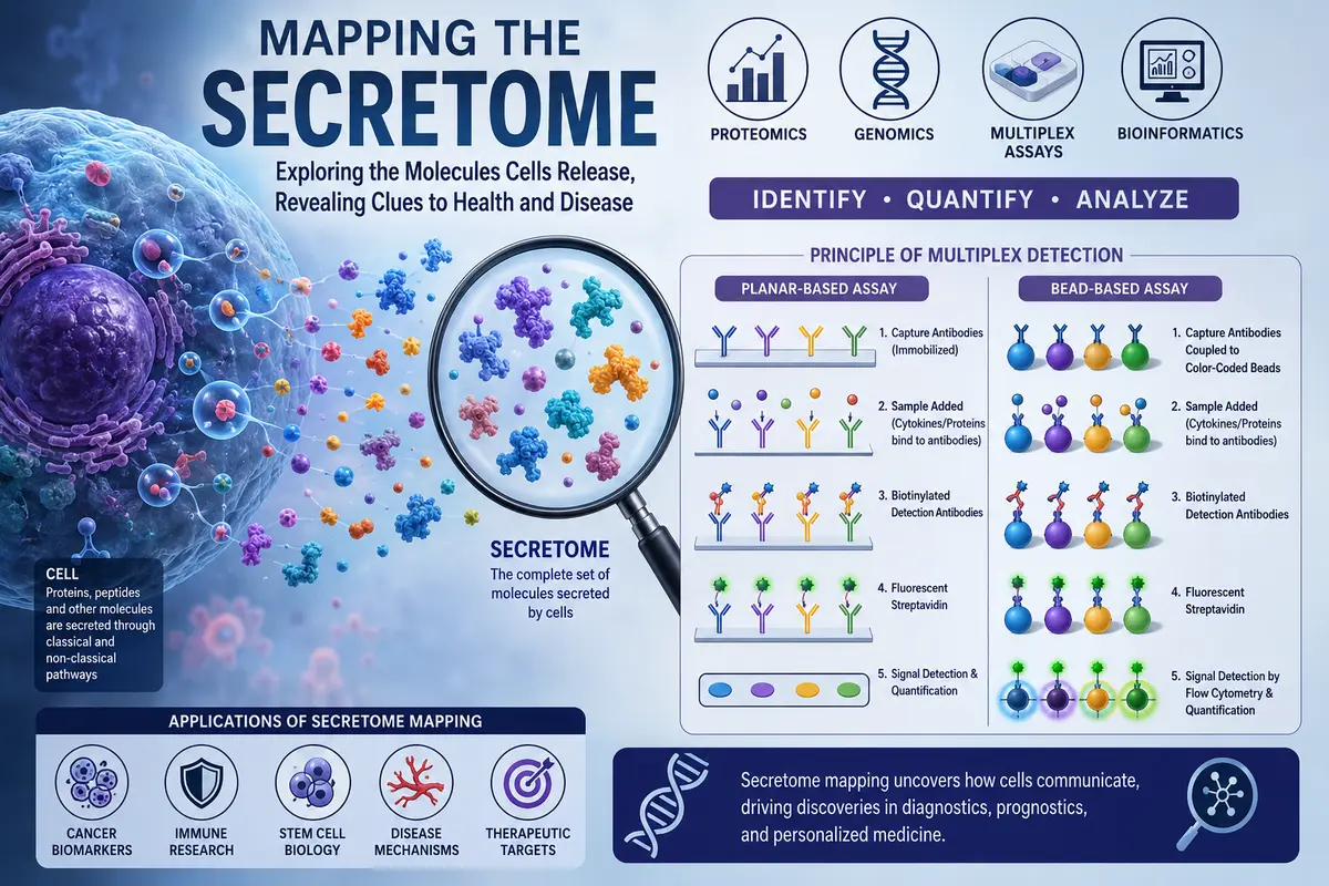 Methods used to map the secretome