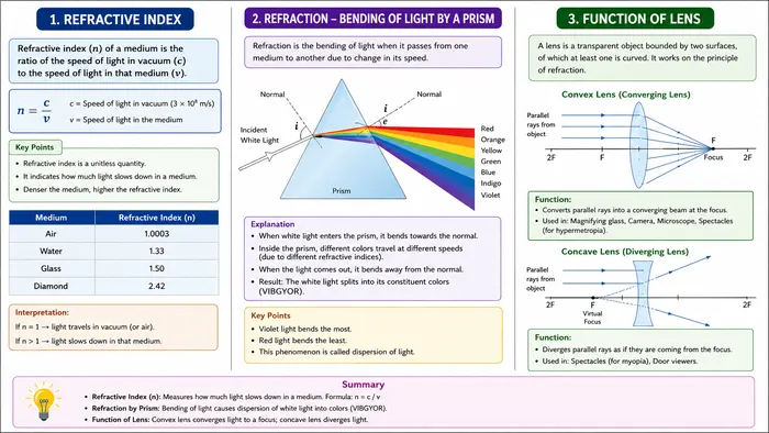 refractive index and refraction