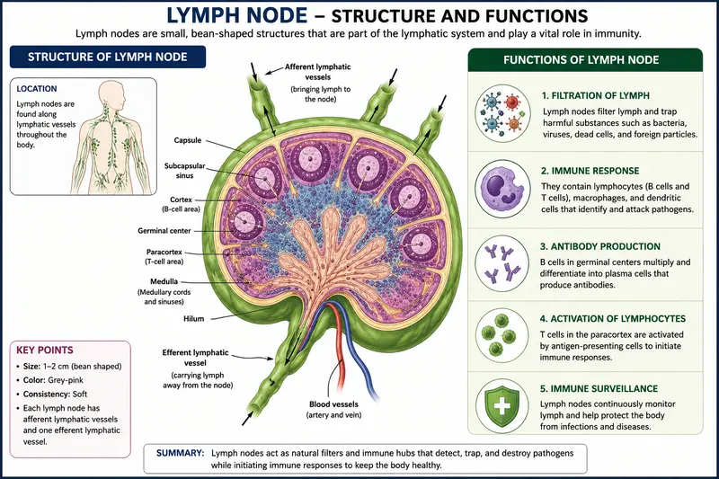 What Is the Structure and Function of Secondary Lymphoid Organs? 7 Powerful Facts You Must Know 3 Structure and function of lymph nodes