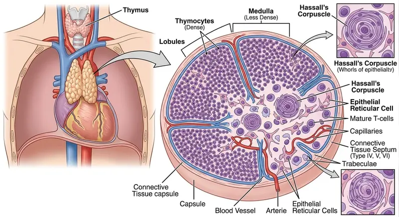 Structure of thymus