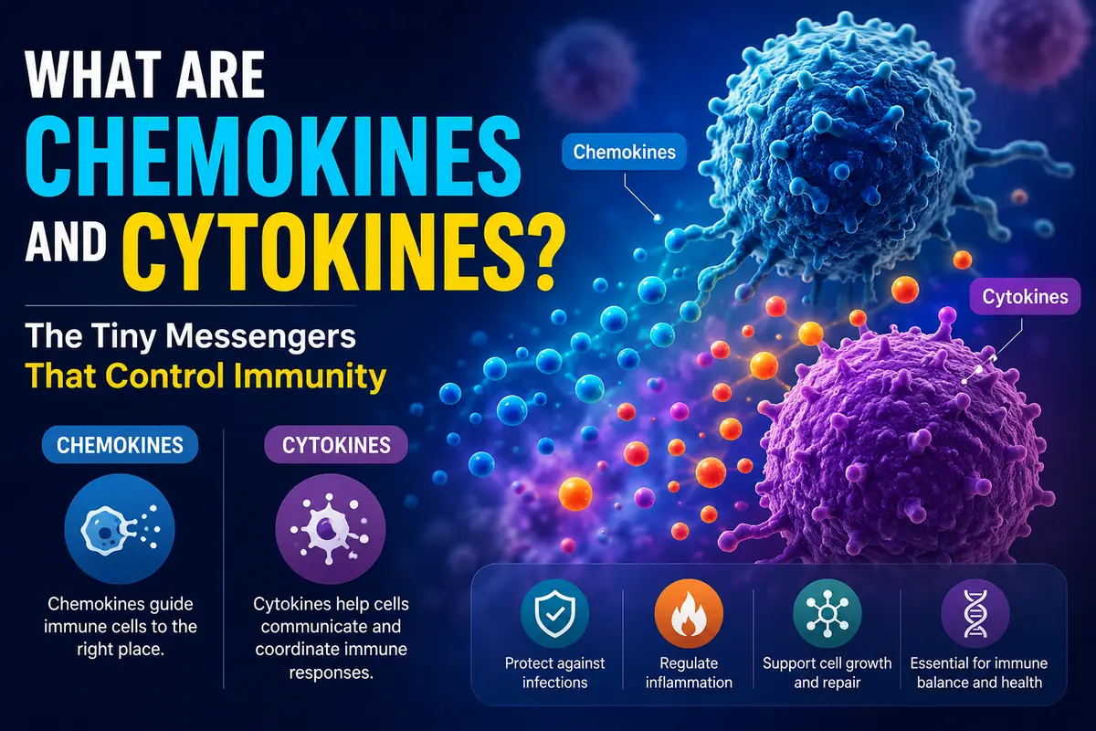 What are chemokines and cytokines?