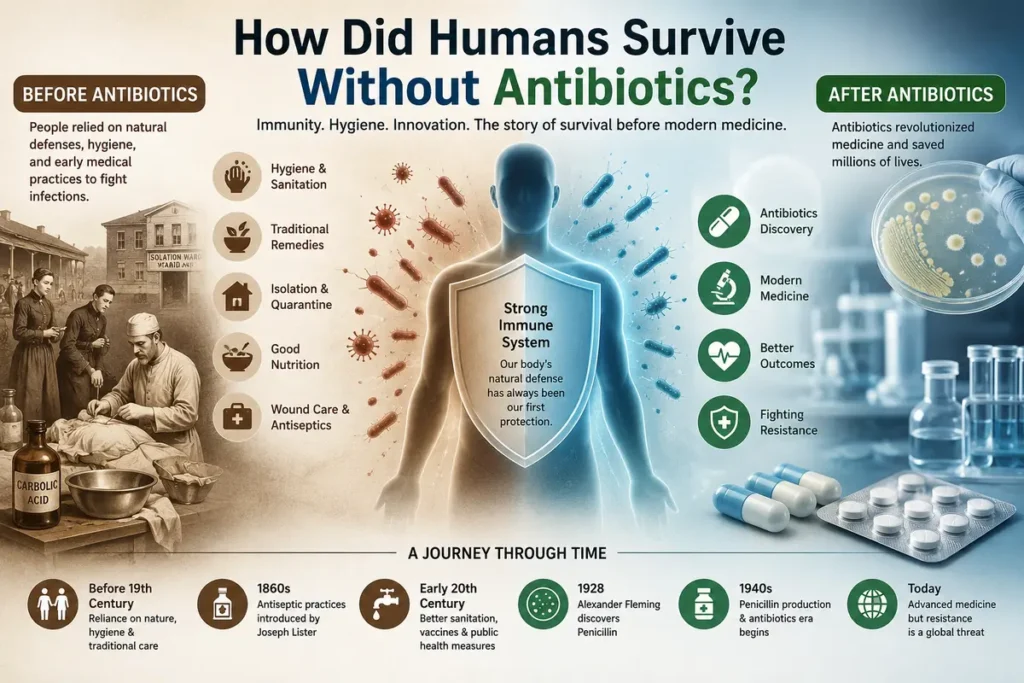 How Did Humans Survive Without Antibiotics? 12 Powerful Facts 2 How Did Humans Survive Without Antibiotics?