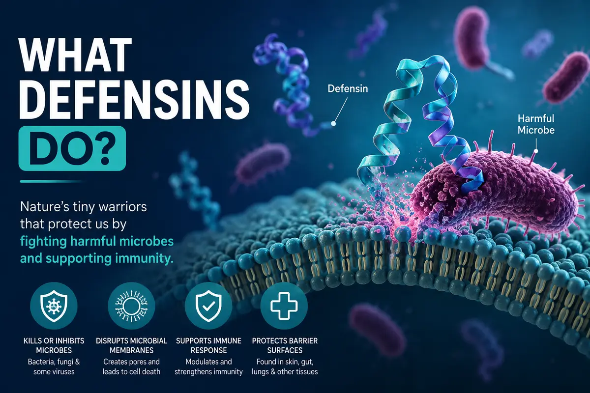 What defensins do?