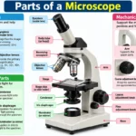 What are the parts of the microscope?